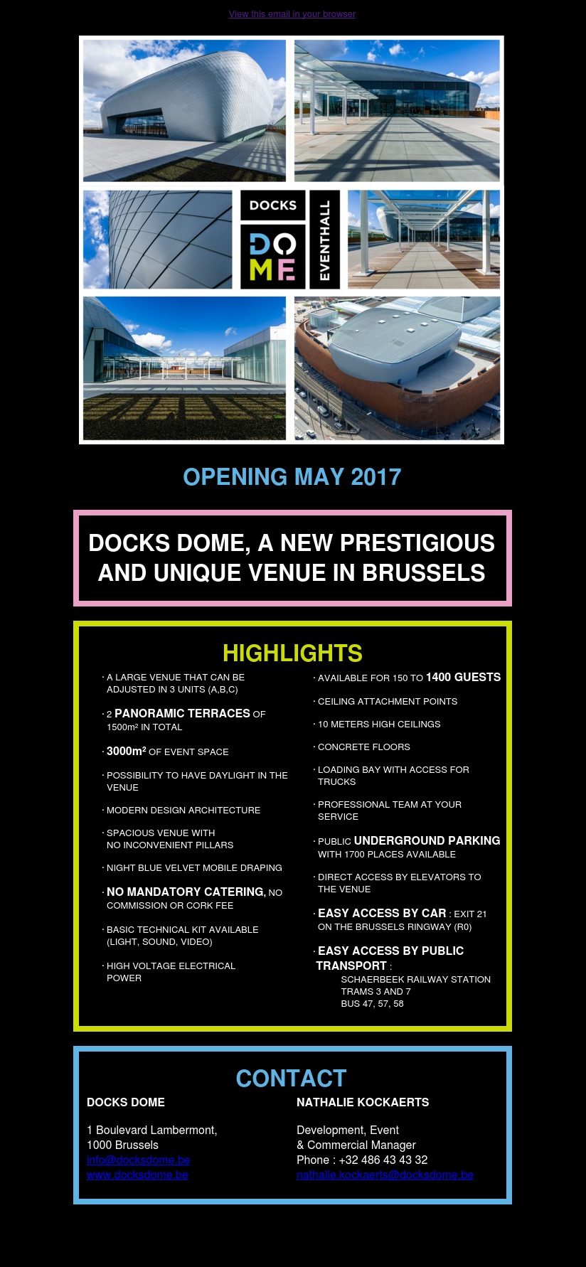 Docks Dome : Pictures & Highlights